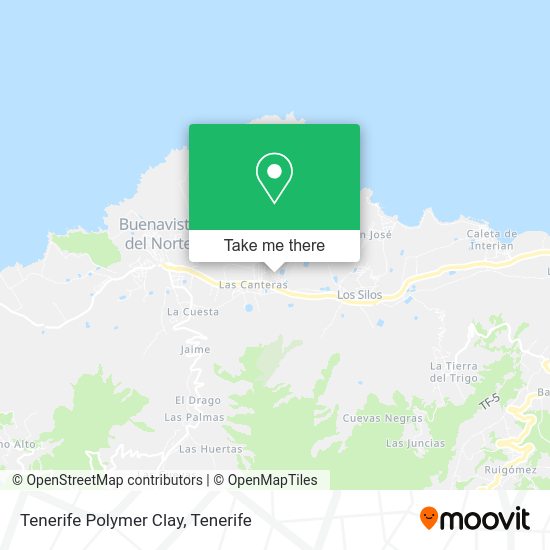 Tenerife Polymer Clay map
