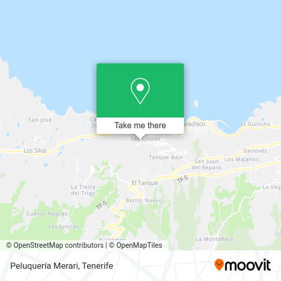 Peluquería Merari map