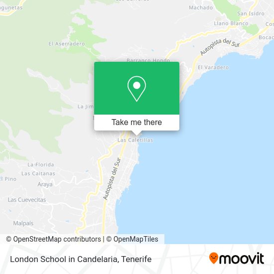London School in Candelaria map