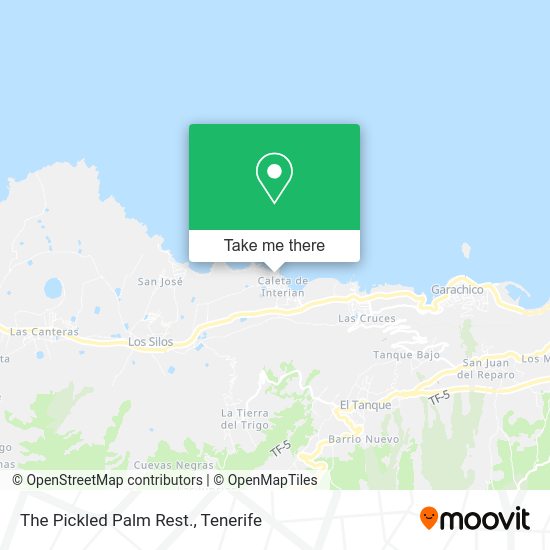 The Pickled Palm Rest. map