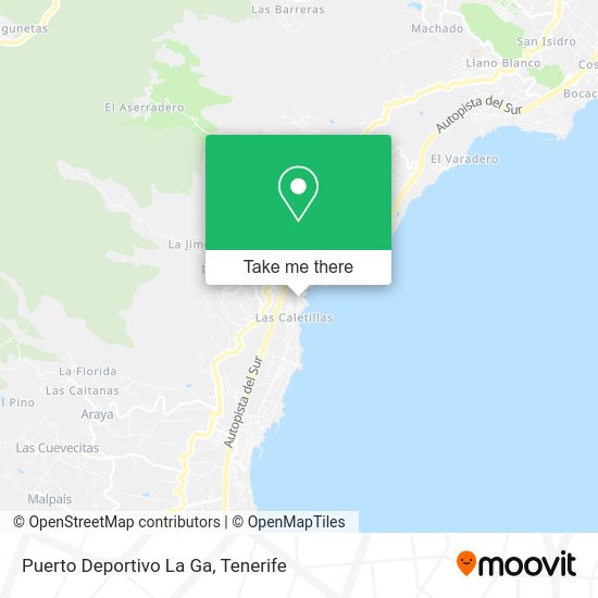 Puerto Deportivo La Ga map