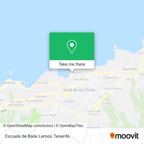 Escuela de Baile Lemov map