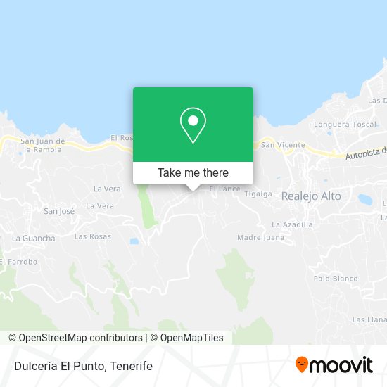 Dulcería El Punto map
