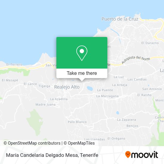 María Candelaria Delgado Mesa map