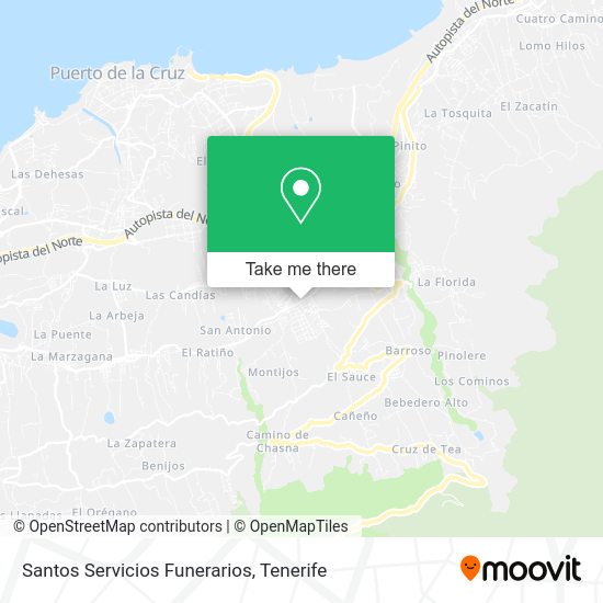 Santos Servicios Funerarios map