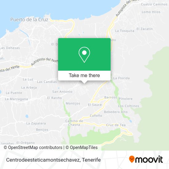 Centrodeesteticamontsechavez map