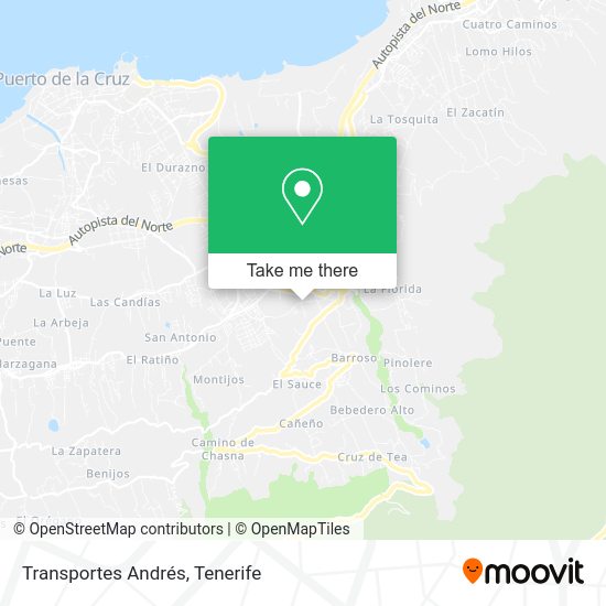 Transportes Andrés map