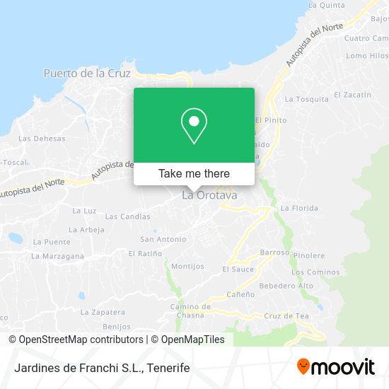 Jardines de Franchi S.L. map