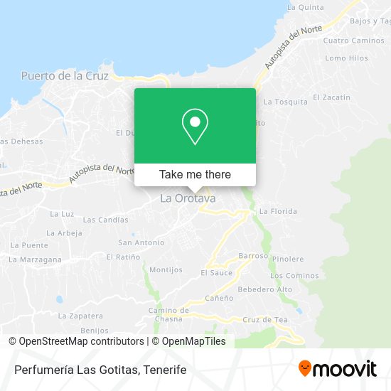 Perfumería Las Gotitas map