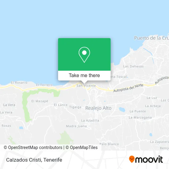 Calzados Cristi map