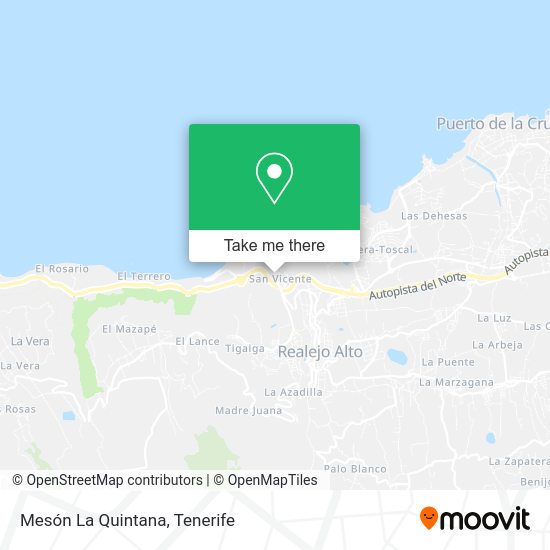 Mesón La Quintana map