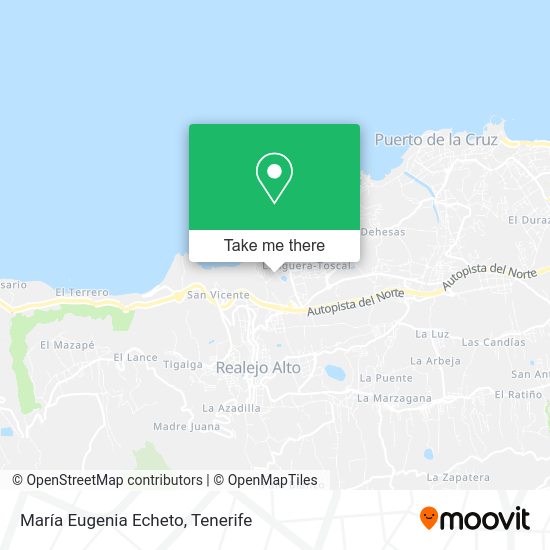 María Eugenia Echeto map
