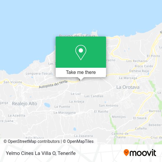Yelmo Cines La Villa O map