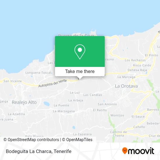 Bodeguita La Charca map