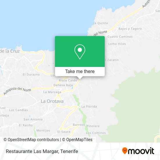 Restaurante Las Margar map