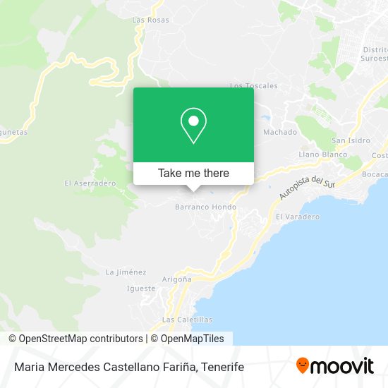 Maria Mercedes Castellano Fariña map