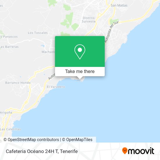 Cafeteria Océano 24H T map