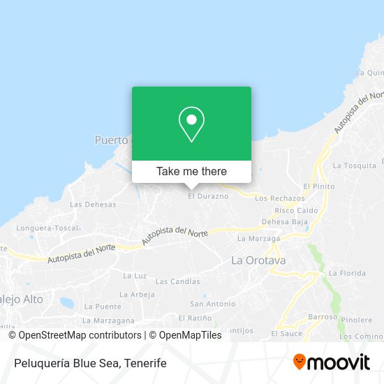 Peluquería Blue Sea map