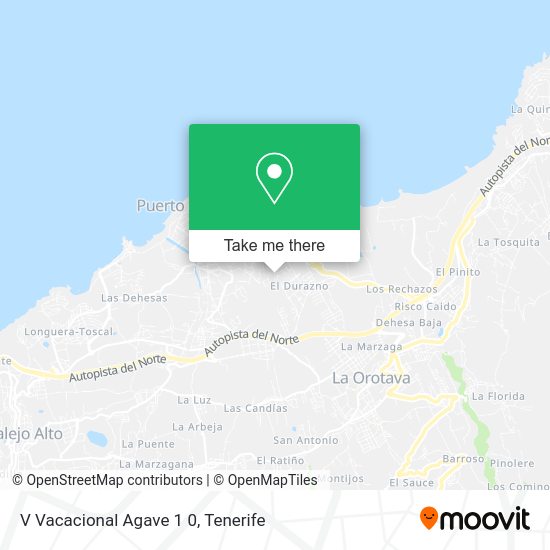 V Vacacional Agave 1 0 map