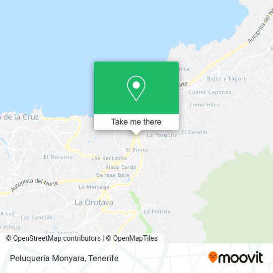Peluquería Monyara map