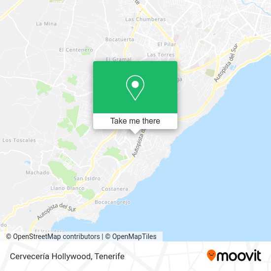Cervecería Hollywood map