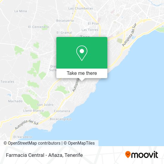Farmacia Central - Añaza map