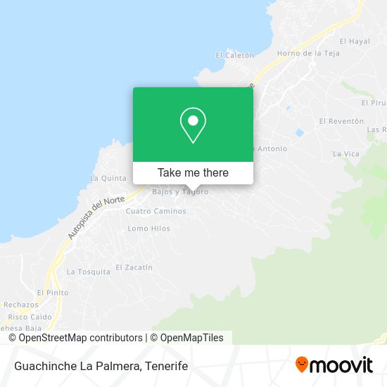 Guachinche La Palmera map