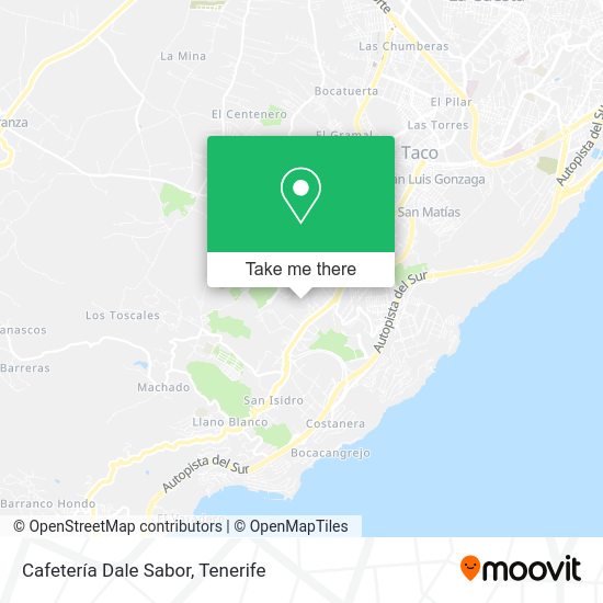 Cafetería Dale Sabor map