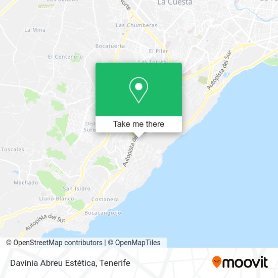Davinia Abreu Estética map