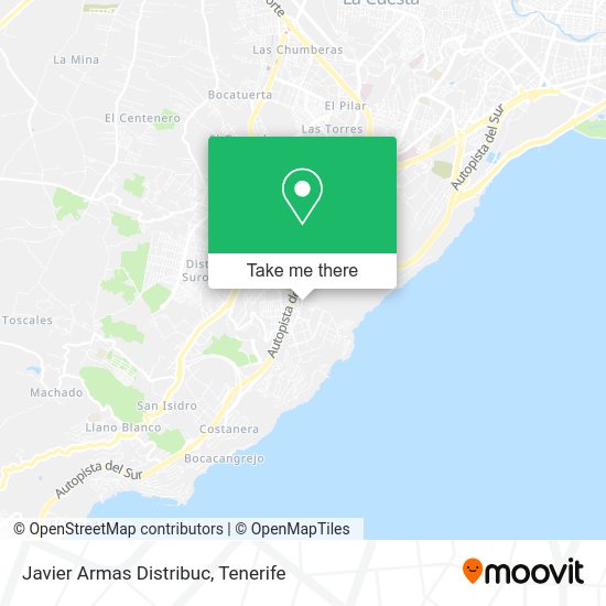Javier Armas Distribuc map