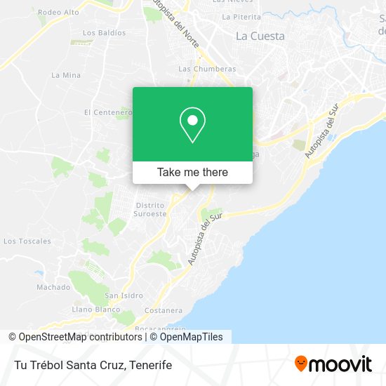 Tu Trébol Santa Cruz map