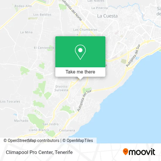 Climapool Pro Center map