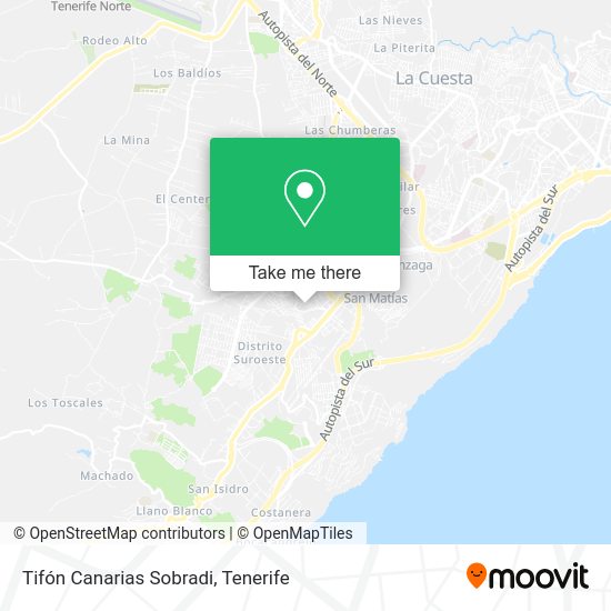 Tifón Canarias Sobradi map