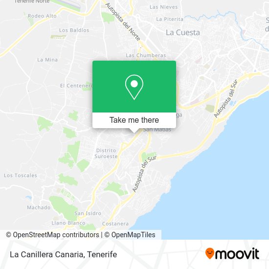 La Canillera Canaria map