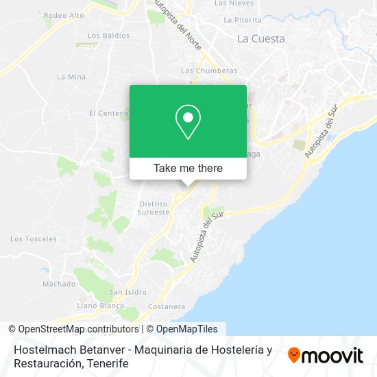 Hostelmach Betanver - Maquinaria de Hostelería y Restauración map