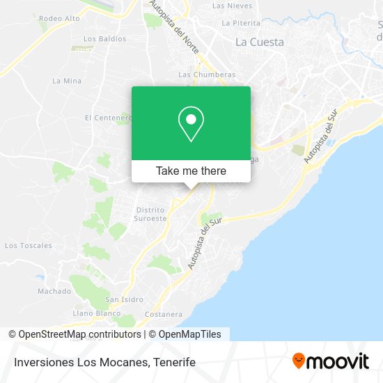 Inversiones Los Mocanes map
