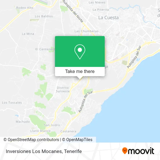 Inversiones Los Mocanes map