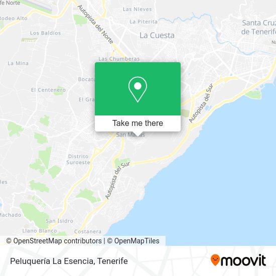 Peluquería La Esencia map