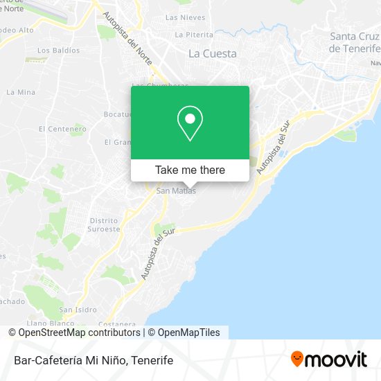 Bar-Cafetería Mi Niño map