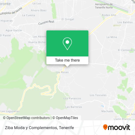 Ziba Moda y Complementos map