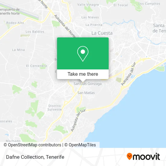 Dafne Collection map