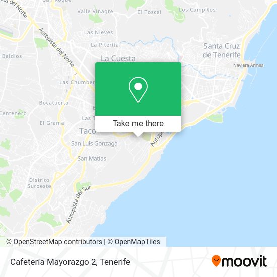 Cafetería Mayorazgo 2 map