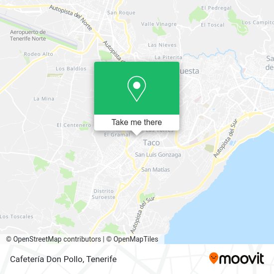 Cafetería Don Pollo map