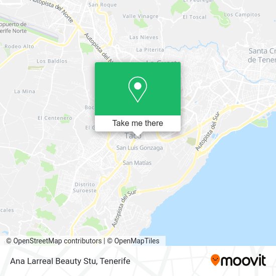 Ana Larreal Beauty Stu map