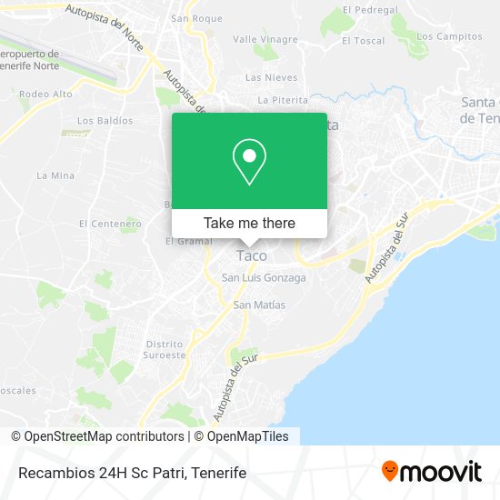 Recambios 24H Sc Patri map