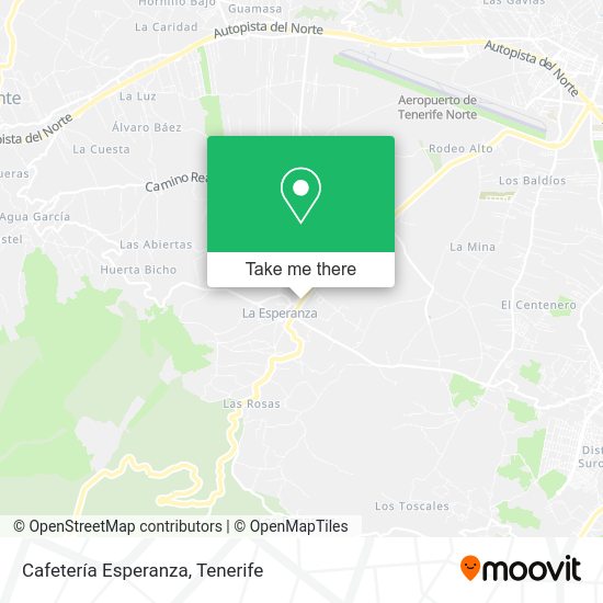 Cafetería Esperanza map