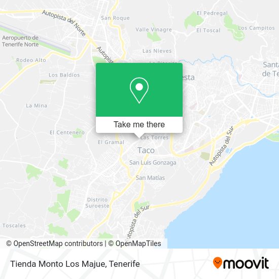 Tienda Monto Los Majue map