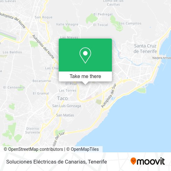 Soluciones Eléctricas de Canarias map