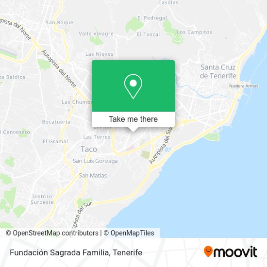 Fundación Sagrada Familia map