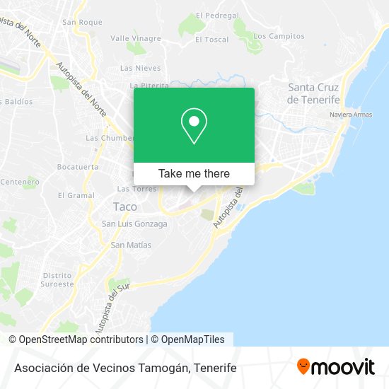 Asociación de Vecinos Tamogán map